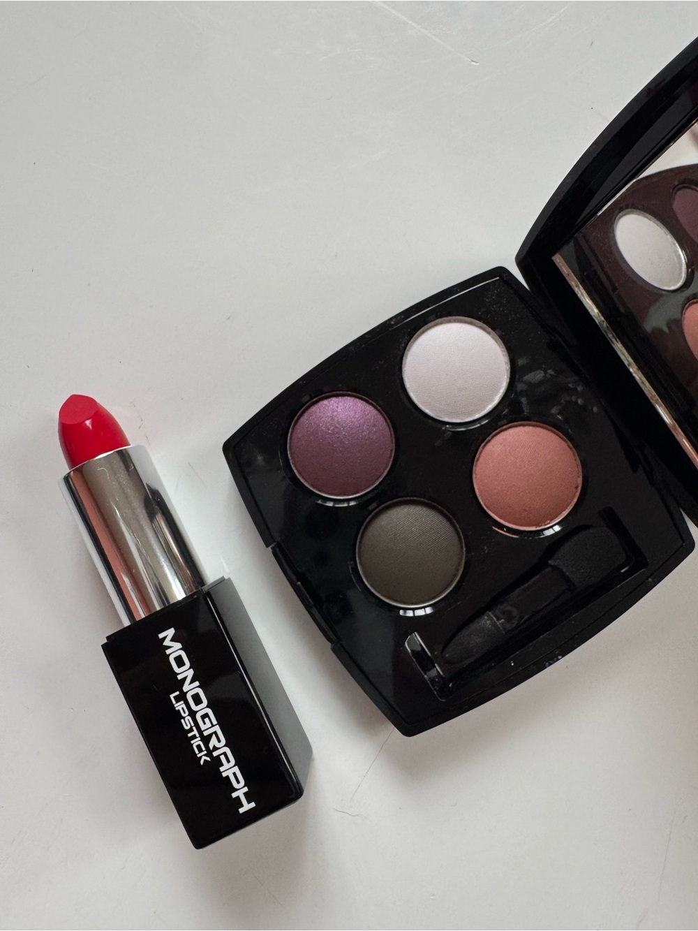 NEW - Monograph Lipstick and Quad Eyeshadow Palette